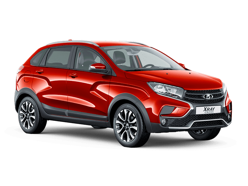 Купить Lada Xray Cross в Казани - Красный "Красный сплав" (136) - металлик